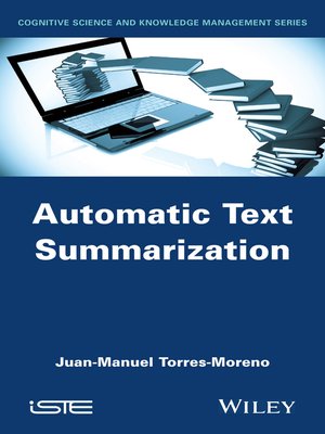 cover image of Automatic Text Summarization